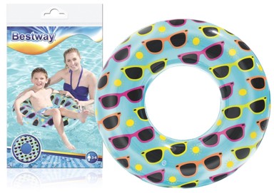 BESTWAY Zeleni obruč za plivanje 119 cm